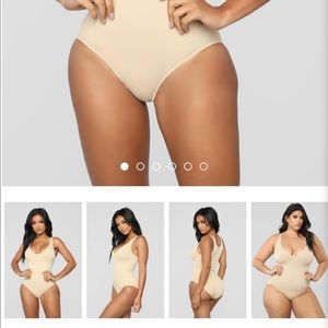 Fashion Nova Nude Bodysuit Shapewear